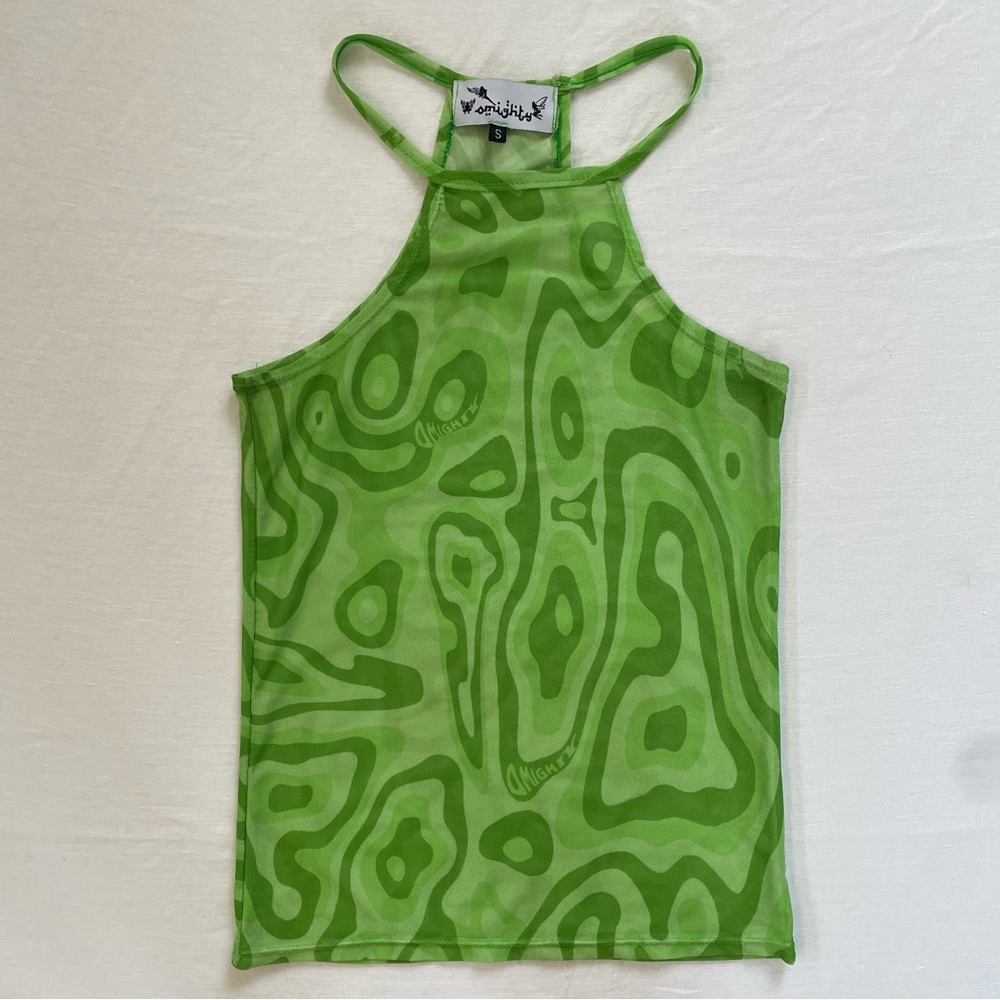 Omighty mesh green tank
